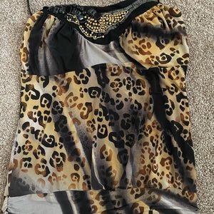 Strapless going out shirt